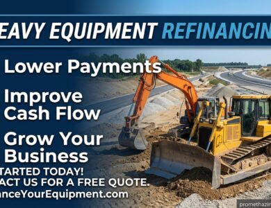 Heavy equipment refinancing helps construction companies lower monthly equipment loan payments, improve cash flow, and finance business growth.