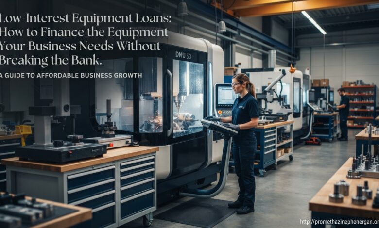 Low interest equipment loans for financing business equipment